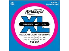 D'Addario XL 10-46 Regular Light 12 String Set - EXL150