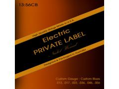 Private Label Electric Nickel Wound Custom 13-56 Custom Blues