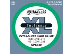 D'Addario ProSteel 8-38 Extra Super Light - EPS530