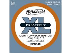 D'Addario ProSteel 10-52 Light Top Heavy Bottom - EPS540