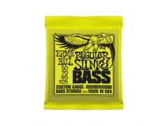 Ernie Ball Nickel Round Wound Slinky Bass - 50/105 Regular Slinky (Lime) 2832