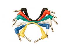 Patch Leads 6" Pack of 6 Right Angle Plugs - LDU-PJ015R