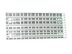 Pickboy Pencil - Pack of 10 Black & White Keyboard