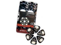 Skull Guitar Picks in a Tin