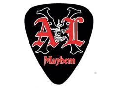 AXL Mayhem Logo Guitar Pick Black