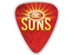 AFL Gold Coast Suns 5 Pack Guitar Picks