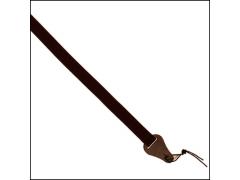 Colonial Leather Web Ukulele Strap - Brown