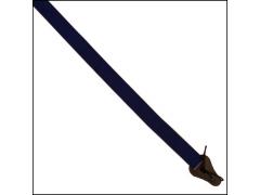 Colonial Leather Web Ukulele Strap - Blue