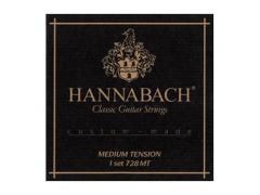 Hannabach 728 Custom Hand Made Black - Medium Tension