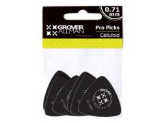 Celluloid Pro Guitar Picks - Large Triangle Black 10 Pack