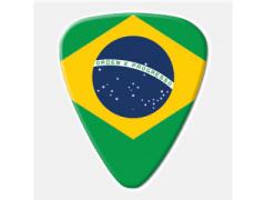 World Flag Series Guitar Pick - Brazil