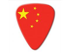 World Flag Series Guitar Pick - China