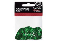 Grover Allman Vintage Celluloid Pro Guitar Picks Green 10 Pack