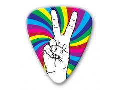 Themed Series Hippie Guitar Picks - Peace Hand