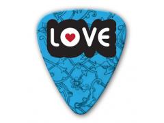 Themed Series Love Guitar Picks - Blue Love