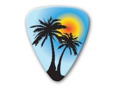 Themed Series Reggae Guitar Picks - Palm Trees