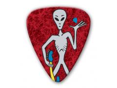 Themed Series Alien Guitar Picks - Red Guitar Alien