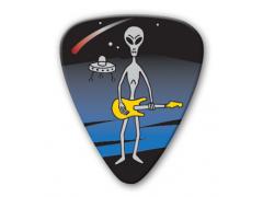 Themed Series Alien Guitar Picks - UFO Guitar Alien