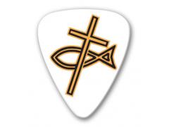 Themed Series Christian Guitar Picks - Cross & Fish