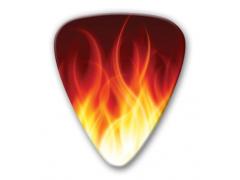 Themed Series Flame Guitar Picks - Realistic Flame