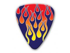 Themed Series Flame Guitar Picks - Blue Flame