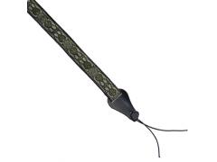 Colonial Leather Jacquard Ukulele Strap - Green