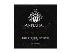 Hannabach 825 Pure Gold Black Set - Medium Tension