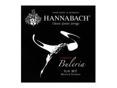 Hannabach 826 Buleria Black & White - Medium Tension