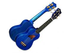 Eddy Finn EF-3-SBL Basswood Soprano Ukulele Blue