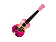 Kealoha Graphic Concert Ukulele 24-3 - Palm Trees