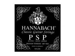 Hannabach 850 Precision Smooth Polish Black Set - Medium Tension