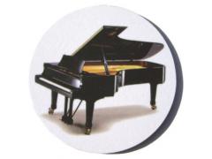 Mug Mat Coasters Grand Piano