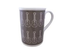 Bone China Mugs - Acoustic Guitars