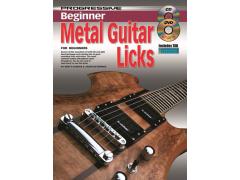 Progressive Beginner Metal Guitar Licks Book, CD & DVD - 11870