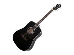 Aria Acoustic Dreadnought Guitar Black