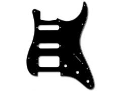 Pickguard S-Type 3 Ply Black GT HSS