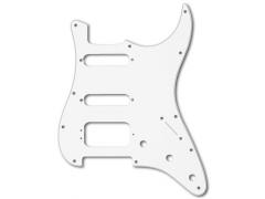 Pickguard S-Type 3 Ply White GT HSS