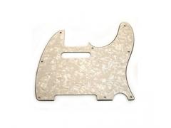 Pickguard T-Type 3 Ply White Pearloid