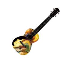 Kealoha Graphic Concert Ukulele P24-21 - Guitar Face