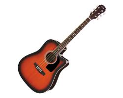 Aria Acoustic Cutaway with Pickup Tabacco Sunburst