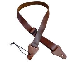 Colonial Leather Ukulele Strap Slide Adjustable Brown