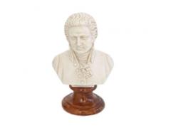 Musicians & Composers Bust - Mozart 15cm Patina