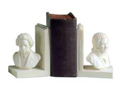 Alabaster Bookends - Beethoven & Mozart