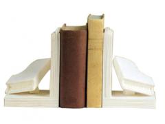 Alabaster Bookends - Pianos