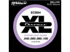 D'Addario Chrome Flat Wound Bass 40-100 - ECB84