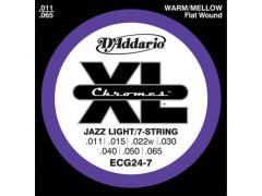 D'Addario Chrome 11-65 7-String - ECG24-7