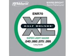 D'Addario Half Round Long Scale Bass 45-95 - ENR70