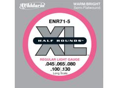 D'Addario Half Round Long Scale 5 String  45-130 - ENR71-5