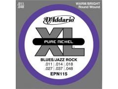 D'Addario Pure Nickel 11-48 Blues/Jazz Rock - EPN115