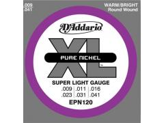 D'Addario Pure Nickel 9-41 Super Light - EPN120